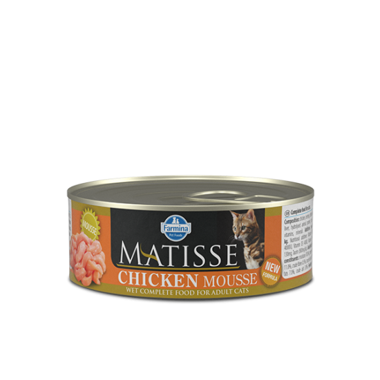 Κονσέρβα Γάτας Matisse Μους Κοτόπουλο 85gr MATISSE