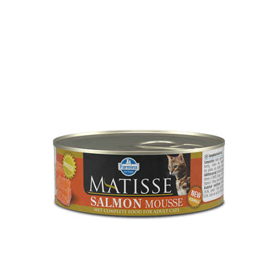 Κονσέρβα Γάτας Matisse Μους Σολωμός 85gr MATISSE