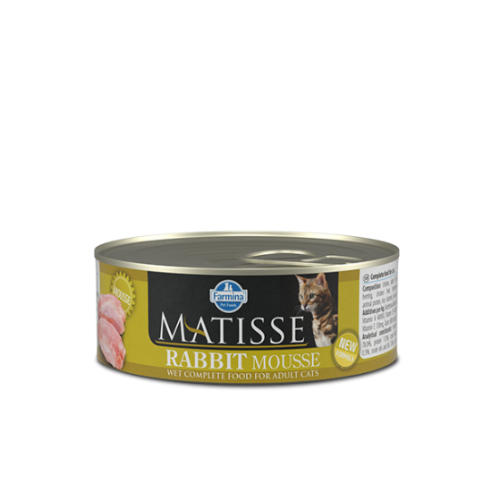 Κονσέρβα Γάτας Matisse Μους Kουνέλι 85gr MATISSE
