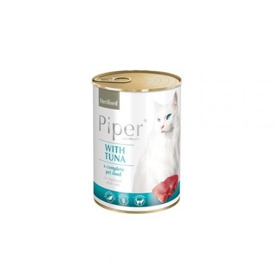 Κονσέρβα Γάτας Piper Sterilised Τόνο 400gr  PIPER