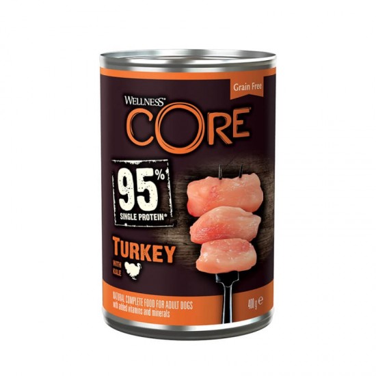 Κονσέρβα Σκύλου Wellness Core Turkey 400gr WELLNESS CORE