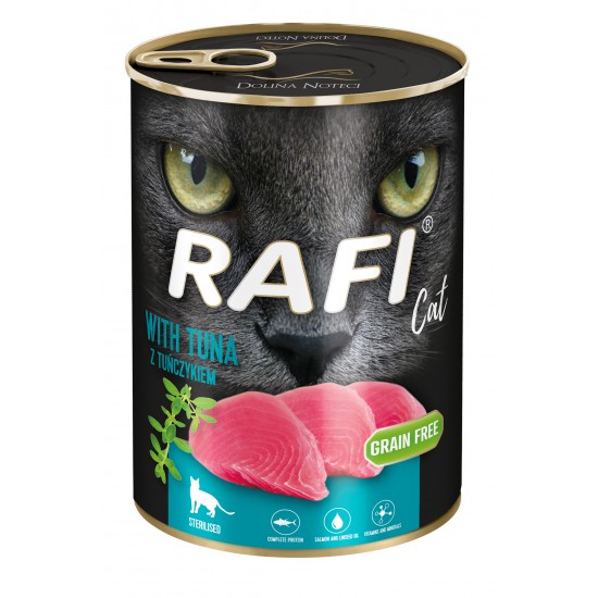 Κονσέρβα Γάτας Rafi Adult Pate Sterilised Τόνος 400gr RAFI
