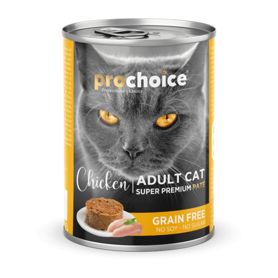 Κονσέρβα Γάτας Prochoice Grain Free Adult Chicken 400gr