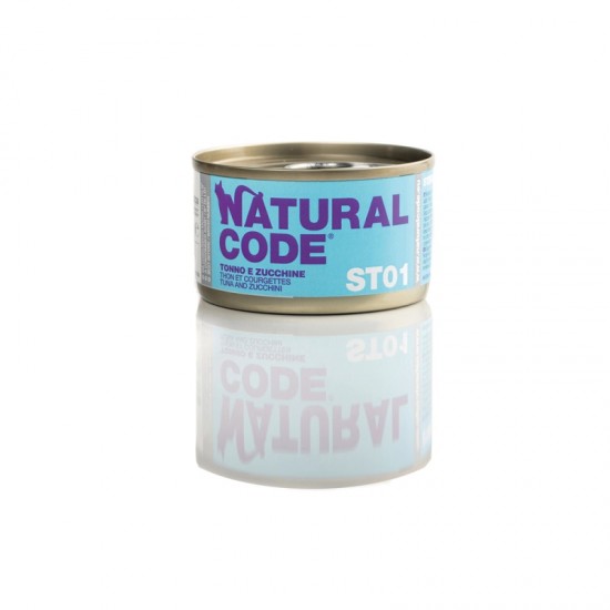 Κονσέρβα Γάτας Natural Code No1 Sterilised Tuna & Zuccini 85gr NATURAL CODE ΚΟΝΣΕΡΒΕΣ ΓΑΤΑΣ