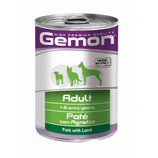 Κονσέρβα Σκύλου Gemon Pate Adult Lamb 415gr GEMON