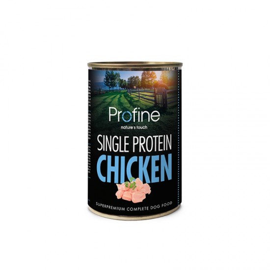 Κονσέρβα Σκύλου Profine Single Protein Chicken 400gr  PROFINE