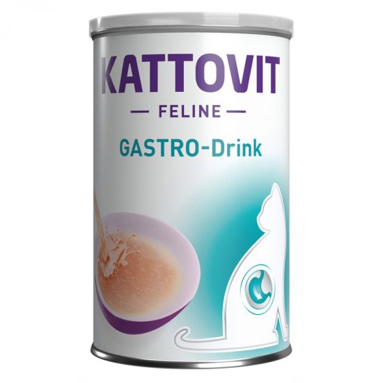 Φαρμακευτική Κονσέρβα Γάτας Kattovit Gastro Drink 135ml