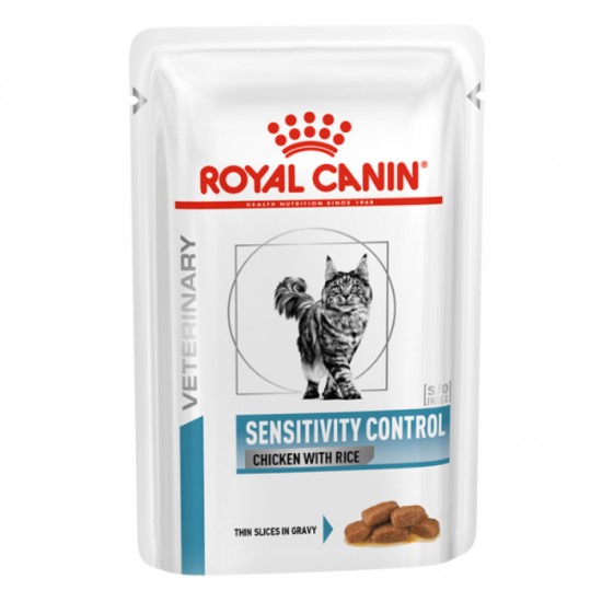 Φαρμακευτικό Φακελάκι Γάτας Royal Canin Sensitivity Control Chicken 85gr ROYAL CANIN