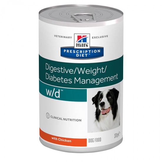 Φαρμακευτική Κονσέρβα Σκύλου Hill`s Prescription Diet w/d 370gr HILL'S PRESCRIPTION DIET