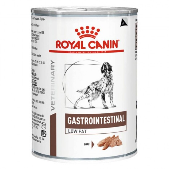 Φαρμακευτική Κονσέρβα Σκύλου Royal Canin Gastrointestinal Low Fat 400gr ROYAL CANIN