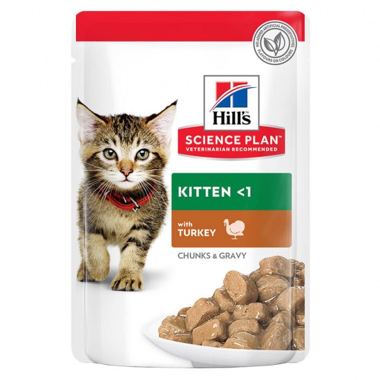 Φακελάκι Γάτας Hill`s Science Plan Kitten Turkey 85gr HILL'S