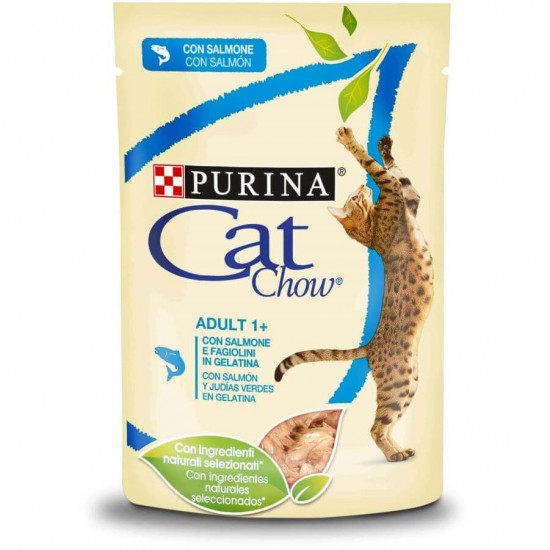 Φακελάκι Γάτας Cat Chow Adult Σολωμός 85gr PURINA CAT CHOW