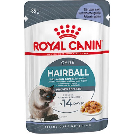 Φακελάκι Γάτας Royal Canin Hairball Jelly 85gr  ROYAL CANIN ΦΑΚΕΛΑΚΙΑ ΓΑΤΑΣ