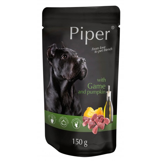 Φακελάκι Σκύλου Piper Adult Κυνήγι 500gr PIPER