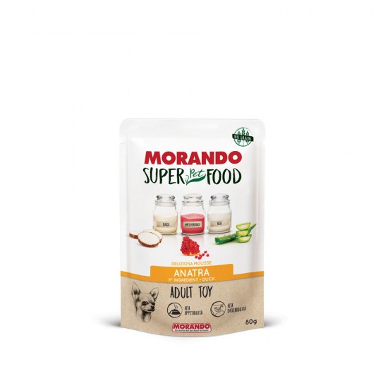 Φακελάκι Σκύλου Morando Superfood Adult Duck 80gr MORANDO
