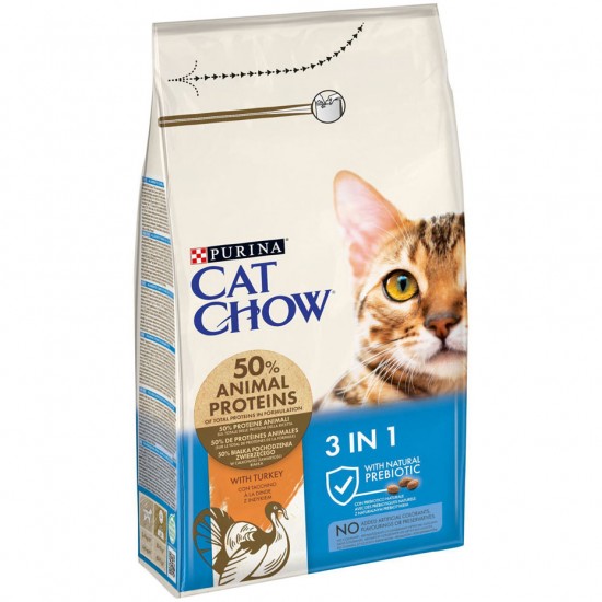 Ξηρά Τροφή Γάτας Cat Chow 3in1 1,5kg PURINA CAT CHOW