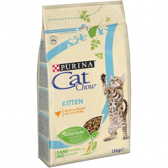 Ξηρά Τροφή Γάτας Cat Chow Kitten 1,5kg PURINA CAT CHOW