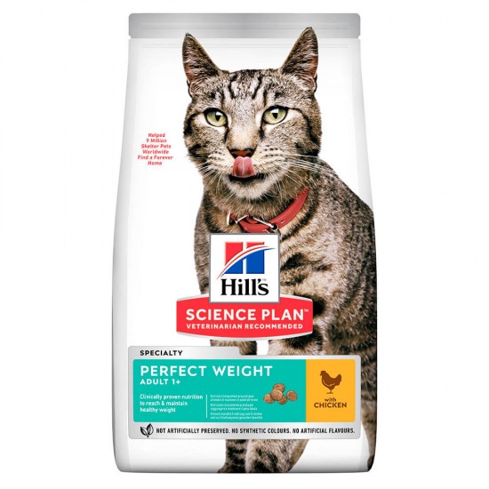 Hill`s Science Plan Perfect Weight Cat 1,5kg HILL'S