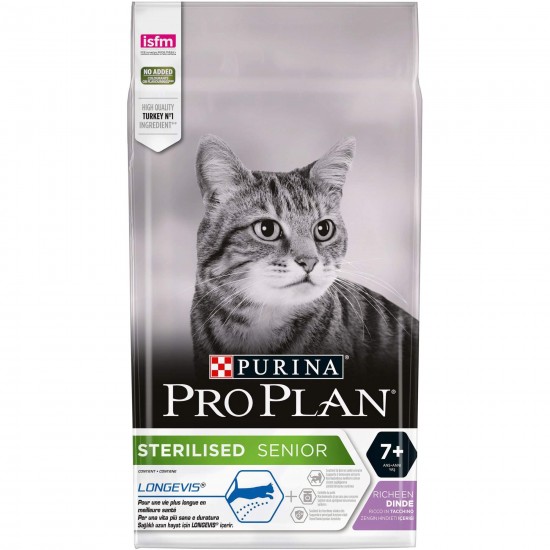 Ξηρά Τροφή Γάτας ProPlan Sterilised 7+ 1,5kg PURINA PRO PLAN