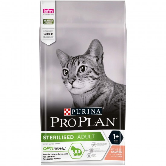 Ξηρά Τροφή Γάτας ProPlan Sterilised Σολομός 1,5kg PURINA PRO PLAN
