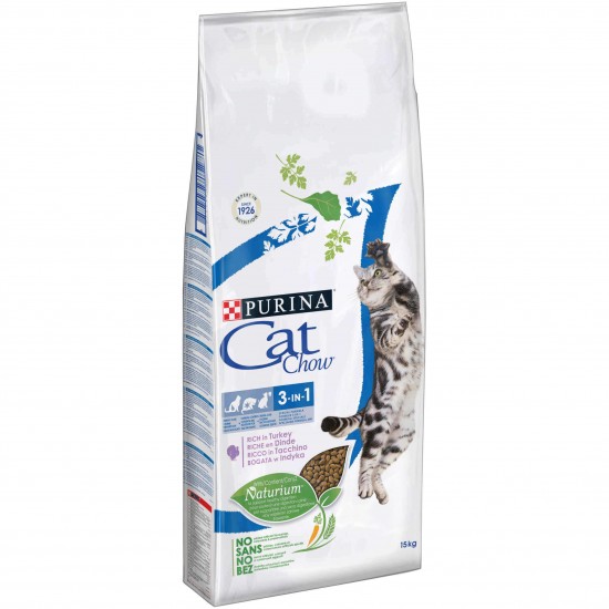 Ξηρά Τροφή Γάτας Cat Chow 3in1 15kg PURINA CAT CHOW