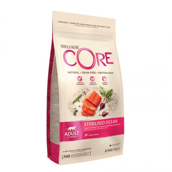 Wellness Core Grain Free Sterilised Σολομός 1,75kg WELLNESS CORE