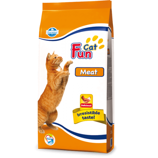 Ξηρά Τροφή Γάτας Cat Fun Meat 20kg FARMINA