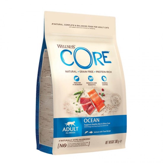 Wellness Core Grain Free Ocean Σολομός & Τόνος 300gr WELLNESS CORE