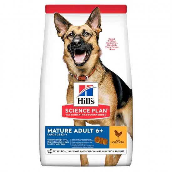 Hill`s Science Plan Large Mature 6+ Chicken 14kg HILL'S