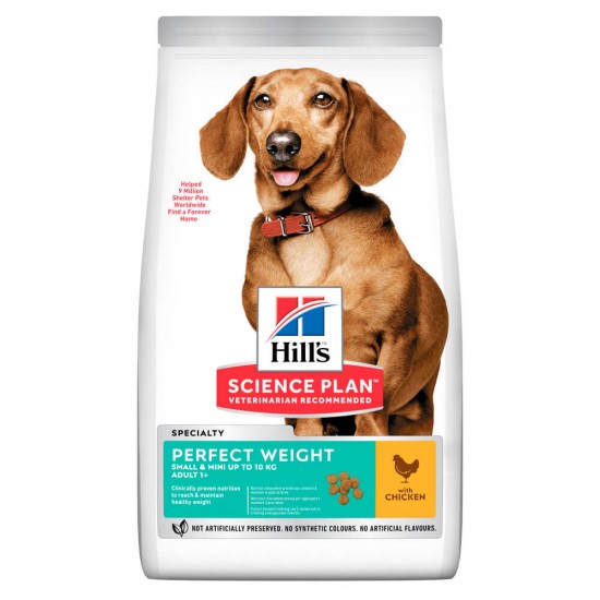 Hill`s Science Plan Small & Mini Perfect Weight 1,5kg  HILL'S
