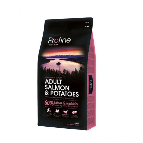 Profine Dog Adult Salmon & Potatoes 15kg + 3kg ΔΩΡΟ  PROFINE