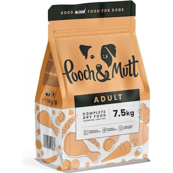 Pooch and Mutt Dog Κοτόπουλο Adult Superfoods 7,5kg+ Δώρο Κουβέρτα Σκύλου POOCH & MUTT ΣΚΥΛΟΥ