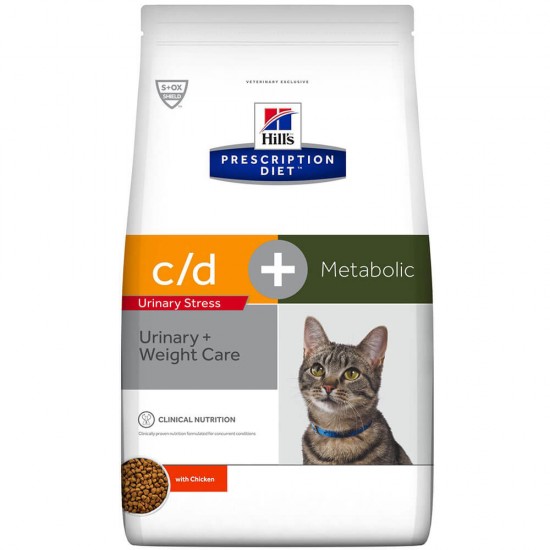 Ξηρά Φαρμακευτική Γάτας Hill's Metabolic + Urinary Stress 4kg HILL'S PRESCRIPTION DIET