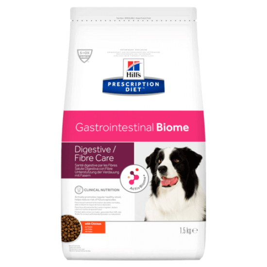 Ξηρά Φαρμακευτική Σκύλου Hill`s Prescription Diet Gastrointestinal Biome 1,5kg HILL'S PRESCRIPTION DIET