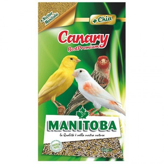 Τροφή Πτηνών Manitoba Best Premium Καναρίνι 1kg Τροφές για Καναρίνια