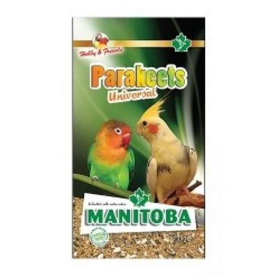 Τροφή Πτηνών Manitoba Parakeets Universal 1kg Τροφές για Παπαγαλοειδή
