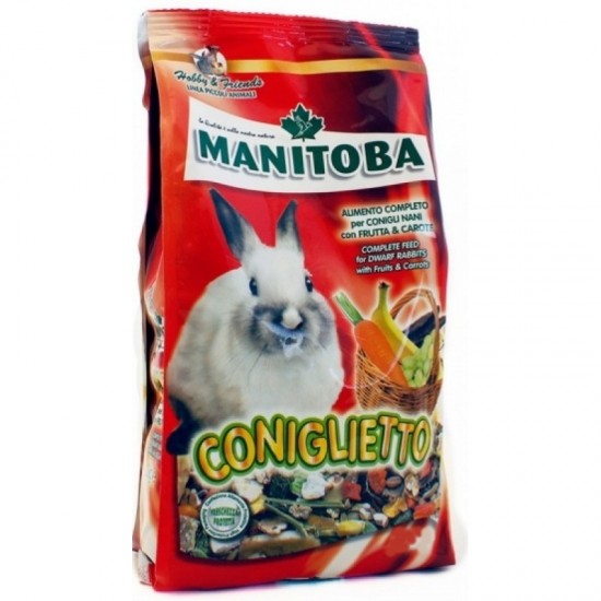 Τροφή Τρωκτικών Manitoba Coniglietto 2,5kg Τροφές Κουνελιών