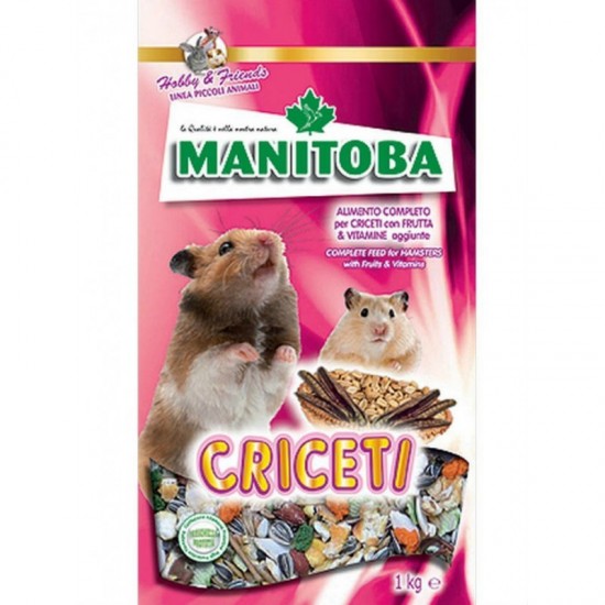 Τροφή Τρωκτικών Manitoba Criceti Hamster 1kg Τροφές Χάμστερ