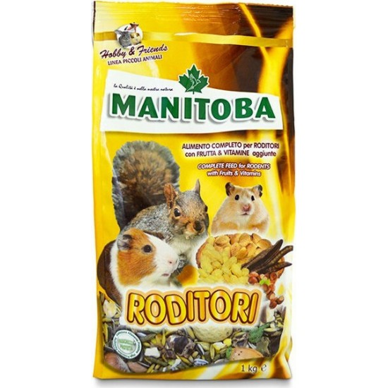 Τροφή Τρωκτικών Manitoba Roditori 1kg Τροφές για Ινδικά Χοιρίδια