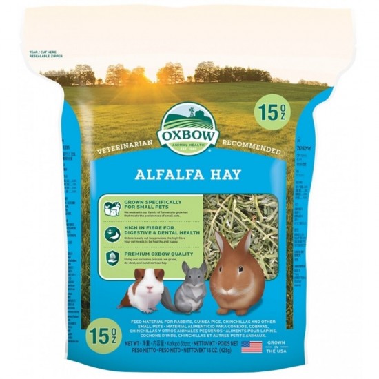 Χόρτο Τρωκτικών Oxbow Alfalfa Hay 1,13kg Χόρτα