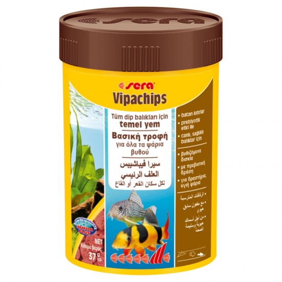 Τροφή Ψαριών Sera Vipachips 100ml Τροφές για Τροπικά Ψάρια