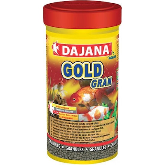 Τροφή Ψαριών Dajana Gold Gran 250ml Τροφές για Χρυσόψαρα-ΚΟΙ