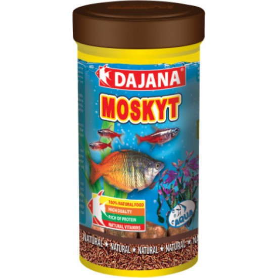 Τροφή Ψαριών Dajana Μoskyt για Μονομάχους 100ml Τροφές για Τροπικά Ψάρια