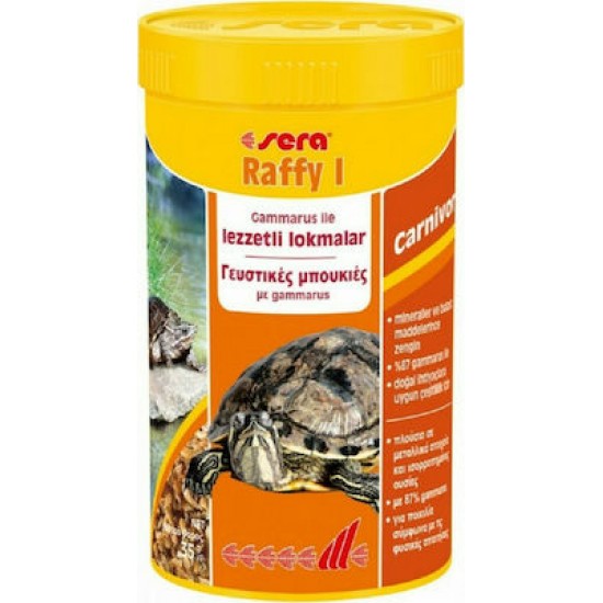 Τροφή Χελώνας  Sera Raffy I 250ml Τροφές για Χελώνες-Ερπετά