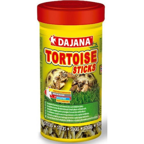Τροφή Χελώνας Dajana Tortoise Sticks 250ml 55gr Τροφές για Χελώνες-Ερπετά