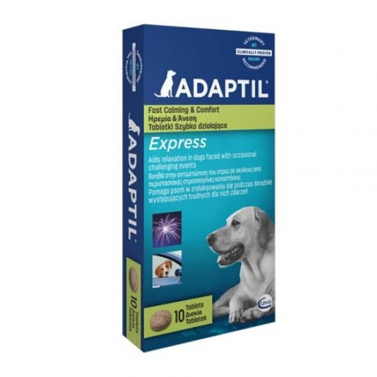 Ηρεμιστικό Σκύλου Adaptil Express 10tabs Προβλήματα Συμπεριφοράς