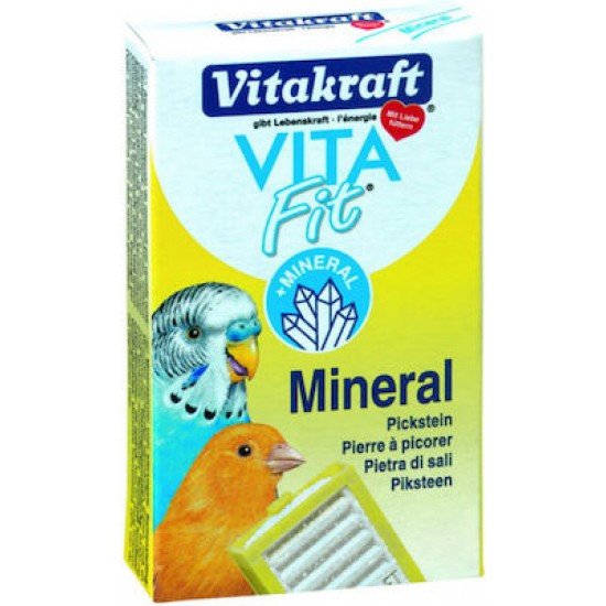 Συμπλήρωμα Διατροφής Πτηνών Vitakraft VitaFit Mineral Block 35gr Συμπληρώματα Διατροφής