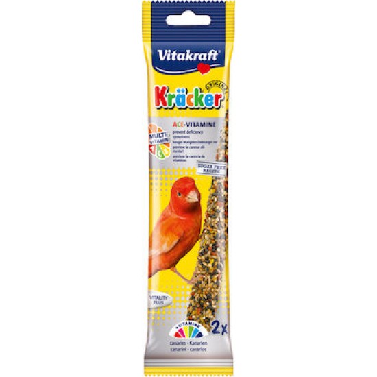 Λιχουδιά Πτηνών Vitakraft Kracker Καναρίνι ACE-Vitamine 2τεμ 60gr Λιχουδιές Πτηνών