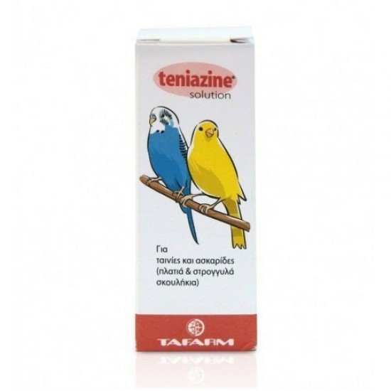 Θεραπευτικά Πτηνών Tafarm Teniazine 15ml Θεραπευτικά Πτηνών