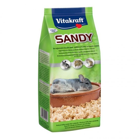 Άμμος Τρωκτικών Vitakraft Sandy Chinchilla 1kg Υποστρώματα